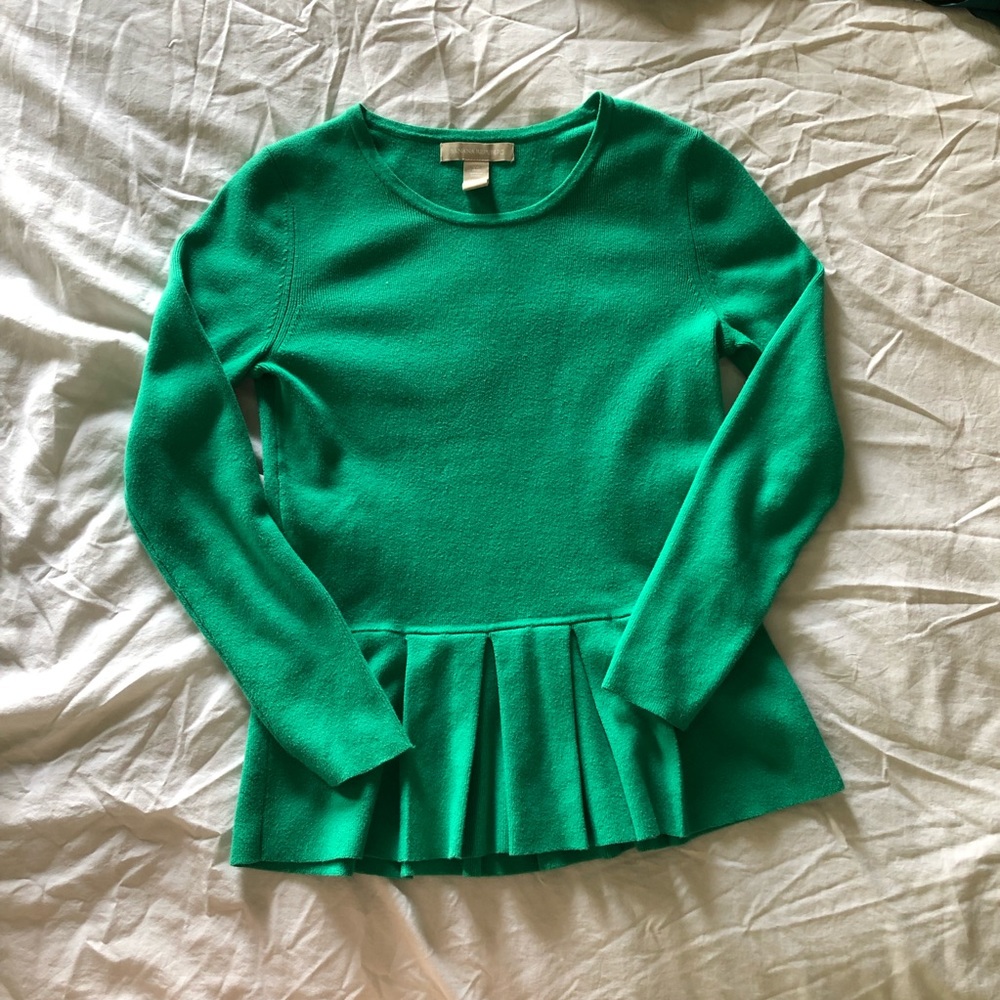 Banana Republic Peplum Sweater, Size XS